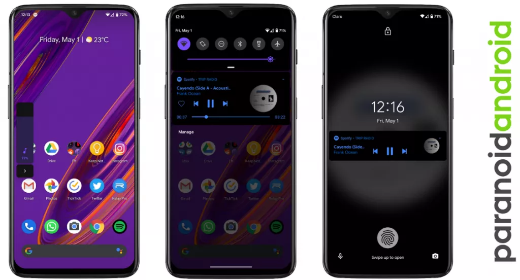paranoid android screenshots - best android custom roms for 2021