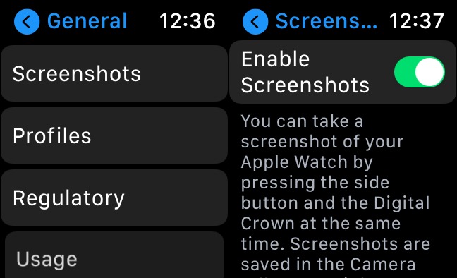 4 Activer les captures d'écran sur Apple Watch