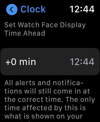 9 Set Time Ahead Watch Clock