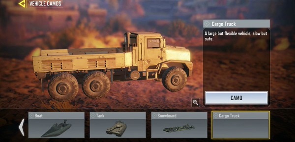 Cargo truck in Call of Duty Mobile season 2