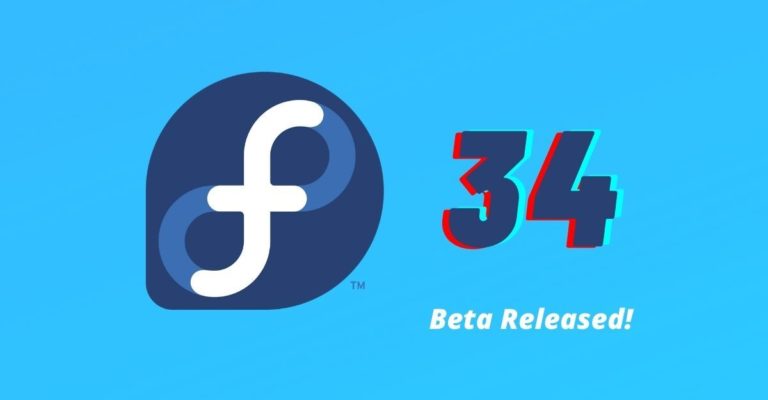 Fedora 34 beta released