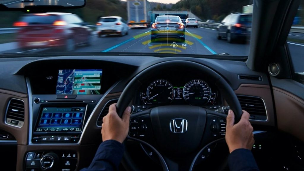 Honda self-driving car with level 3 autonomous ability