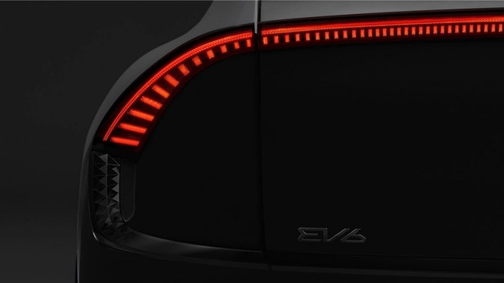 Kia EV6 taillights