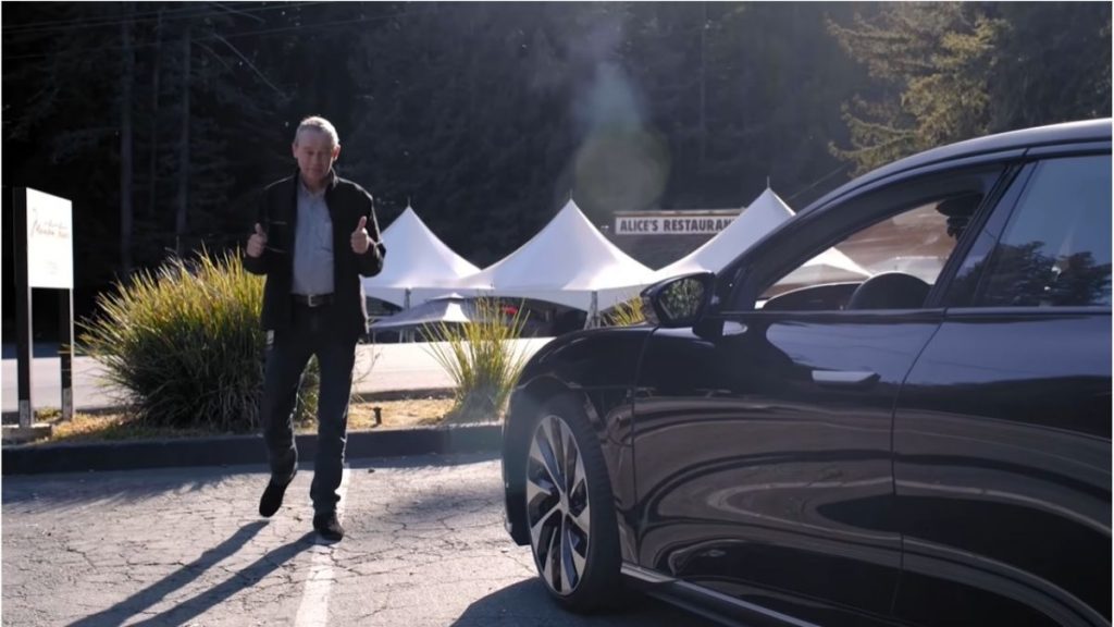 Peter Rawlinson test drives Lucid Air electric sedan
