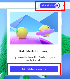 Modo Niños de MS Edge Desactivar