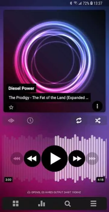 Poweramp Android music player