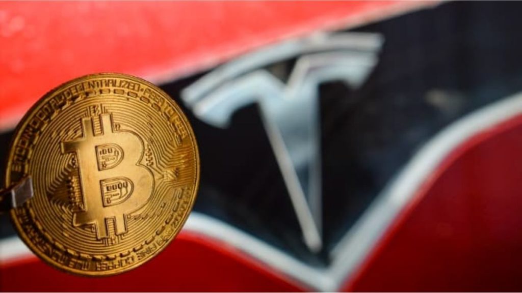 how many bitcoins does it cost to buy a tesla