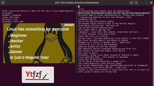 YTFZF Lets You Watch And Download YouTube Videos In Linux Terminal