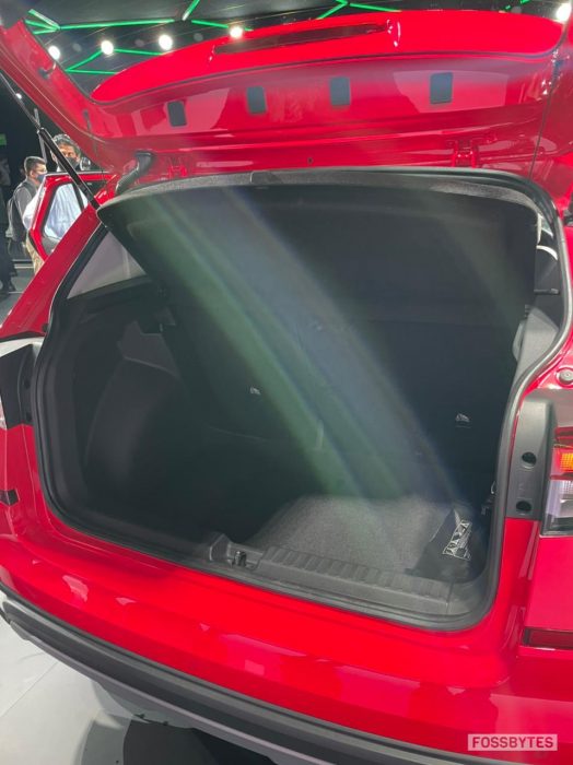 bootspace of skoda kushaq 2021