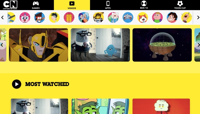 cartoon network - best cartoon streaming site