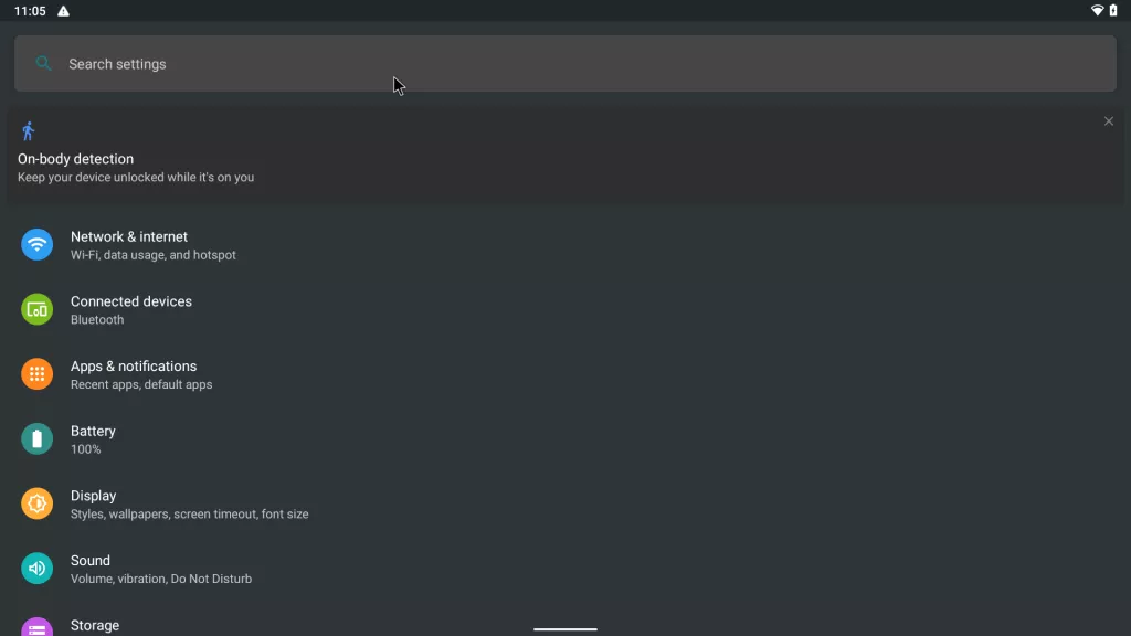 settings app lineage - how to install android on raspberry pi 4