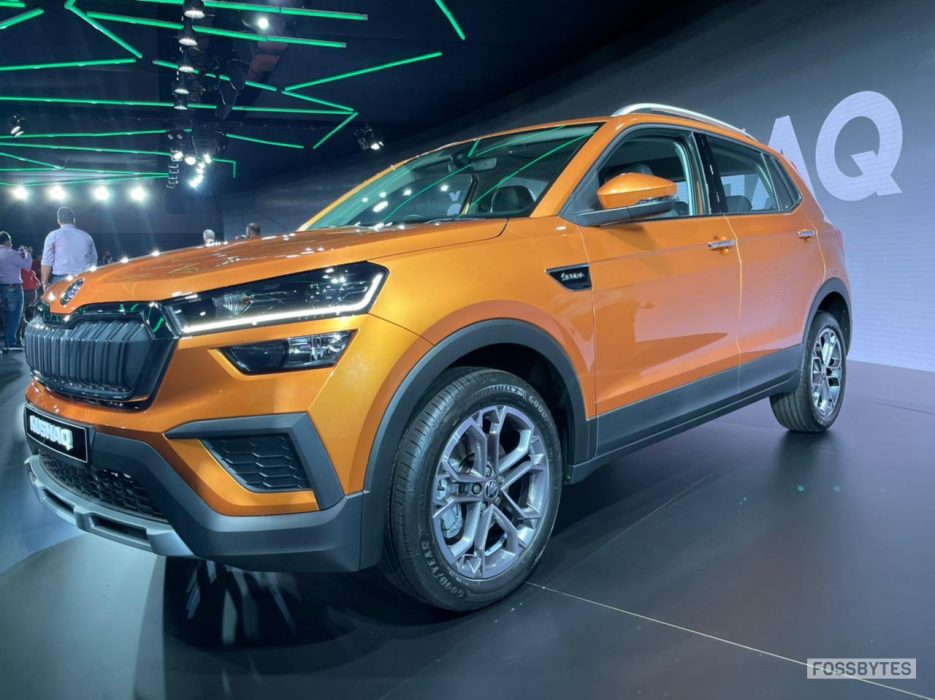 skoda kushaq front sideview 2021