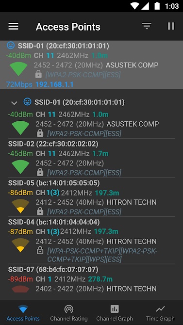 wifi analyzer app for Android