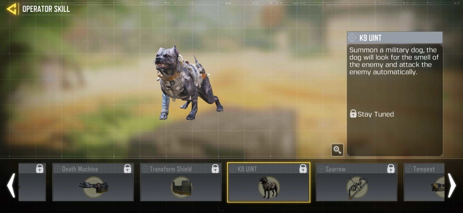 K9 operator skill beta test