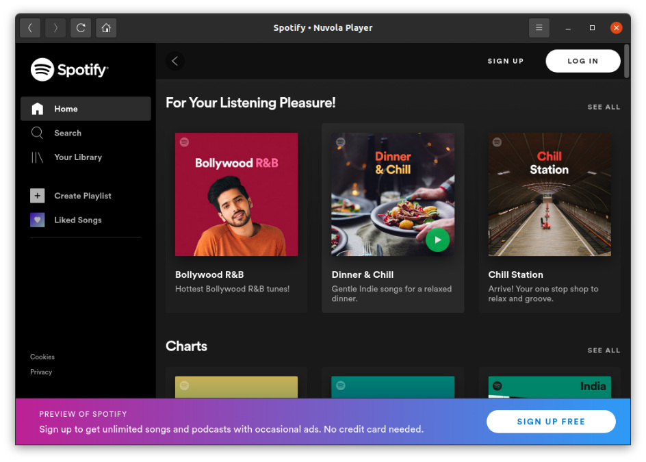Spotify Nuvola Player