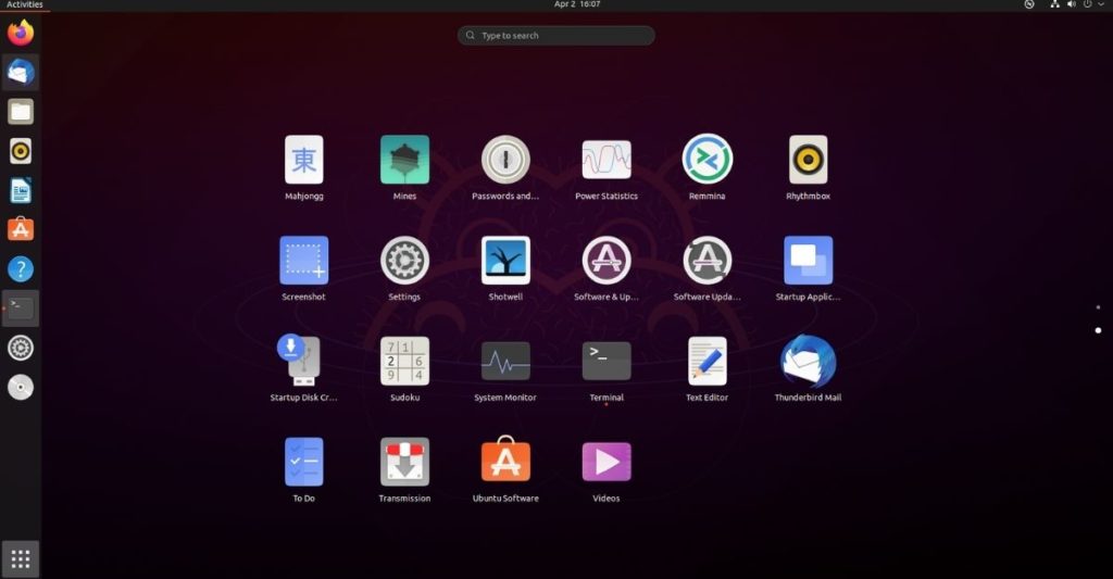 Ubuntu 21.04 Приложения GNOME 40