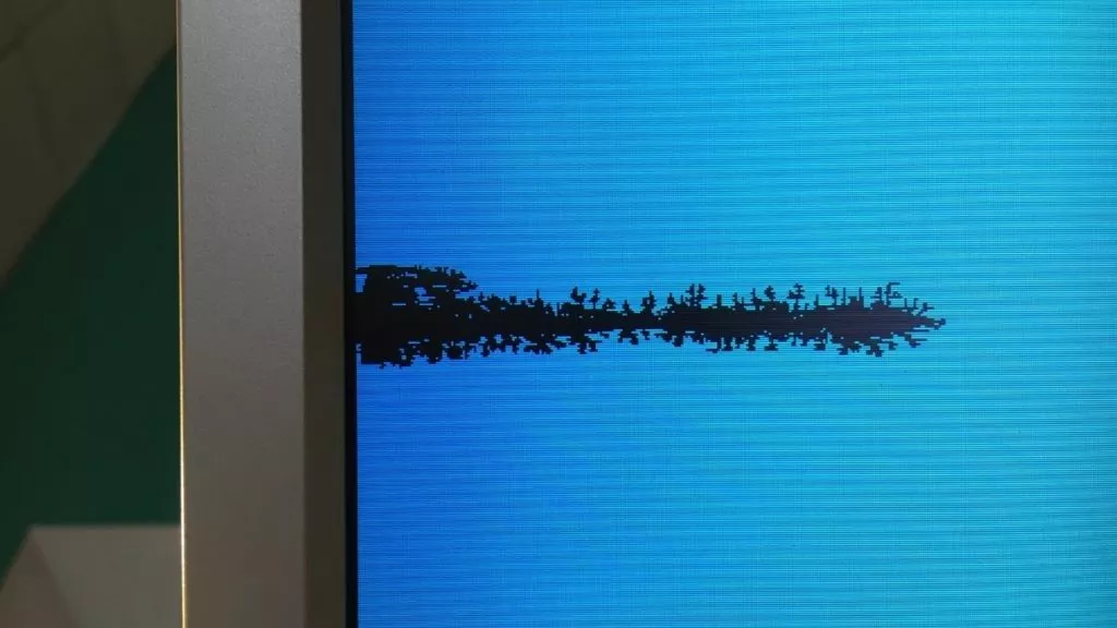 dead pixels on the display