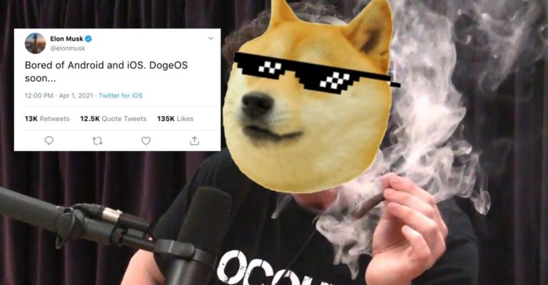 dogeos elon musk bored of android and ios
