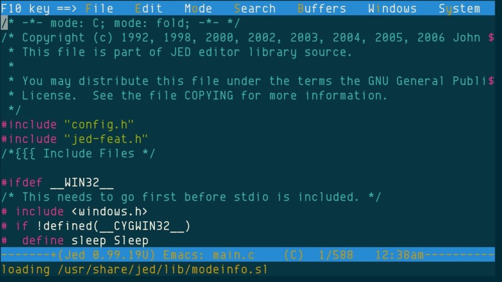 jed editor