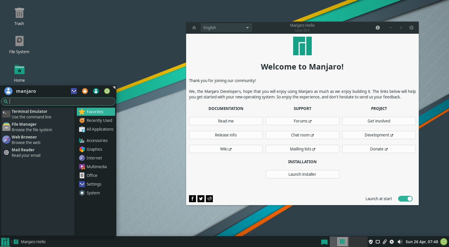 Manjaro приложения