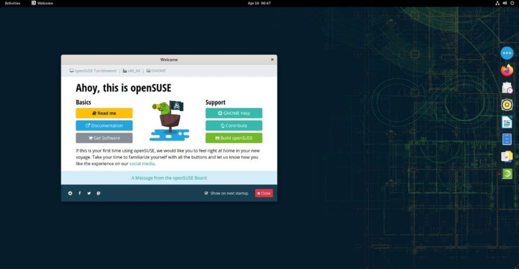 openSUSE tumbleweed