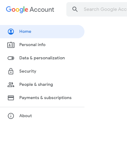 1 Google Account Data And Personalization