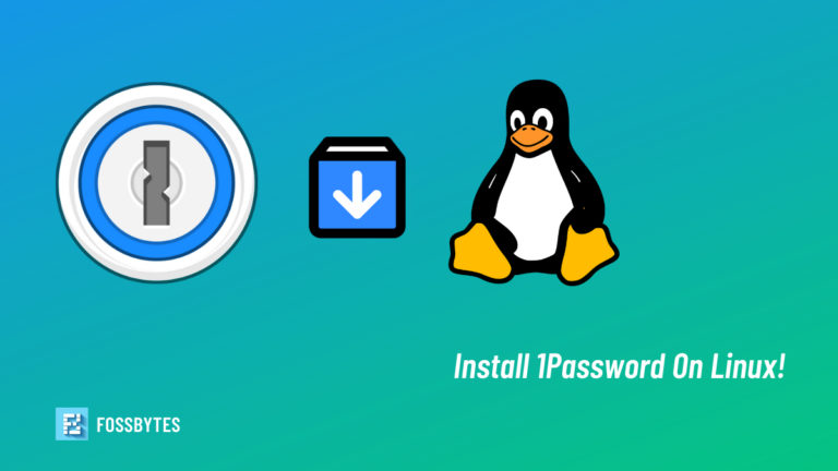 Install 1Password For Linux
