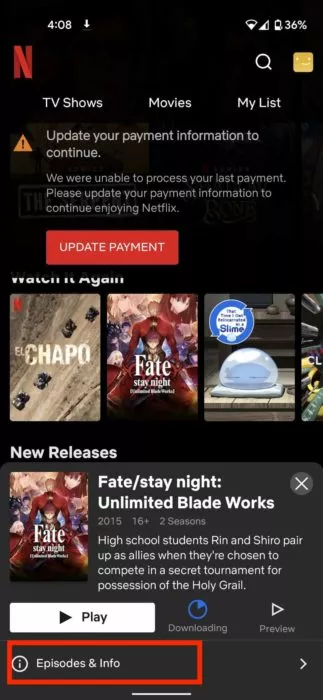 Netflix Android download