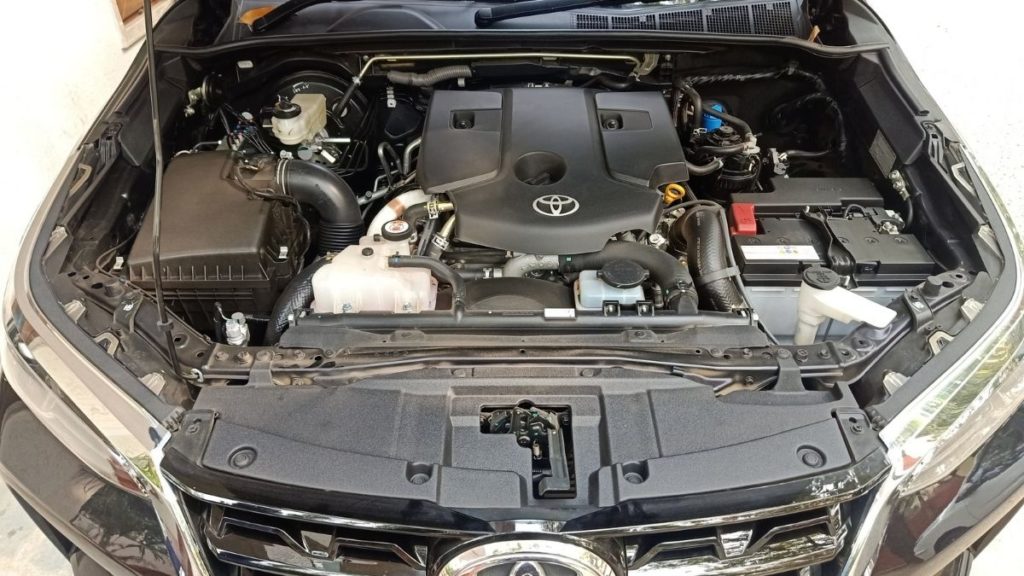 New Fortuner diesel engine