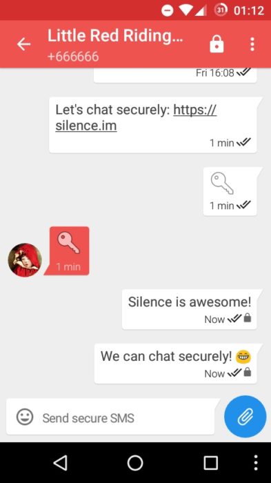 Silence SMS app