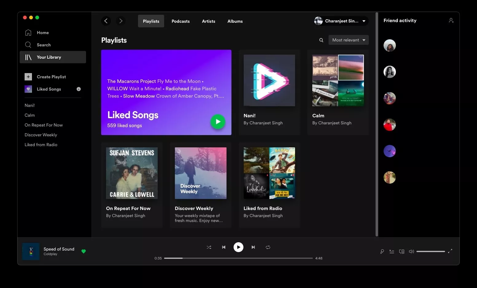 Spotify desktop UI new-min