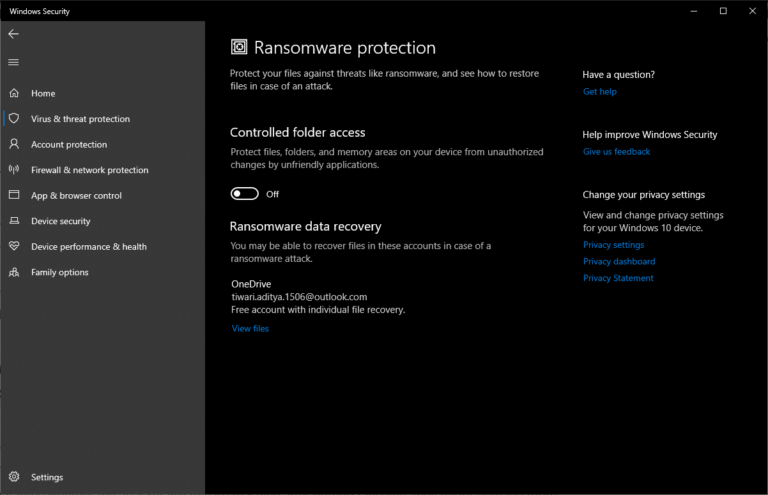 windows 10 ransomware protection controlled folder access windows 10 ransomware protection controlled folder access