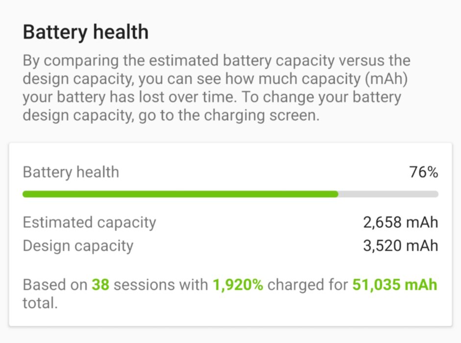 battery health - how to check battery health in android