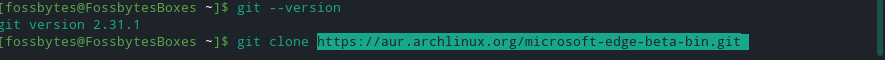 git clone edge chromium beta