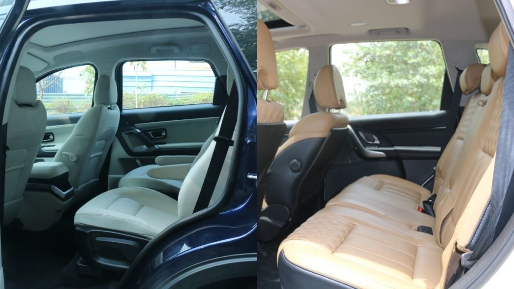 new Safari Vs XUV500 interior