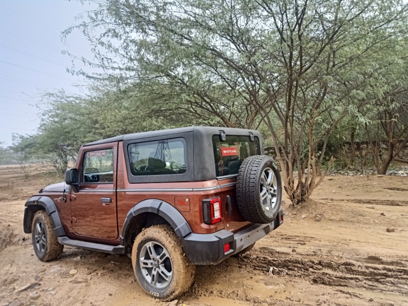 off road driving thar