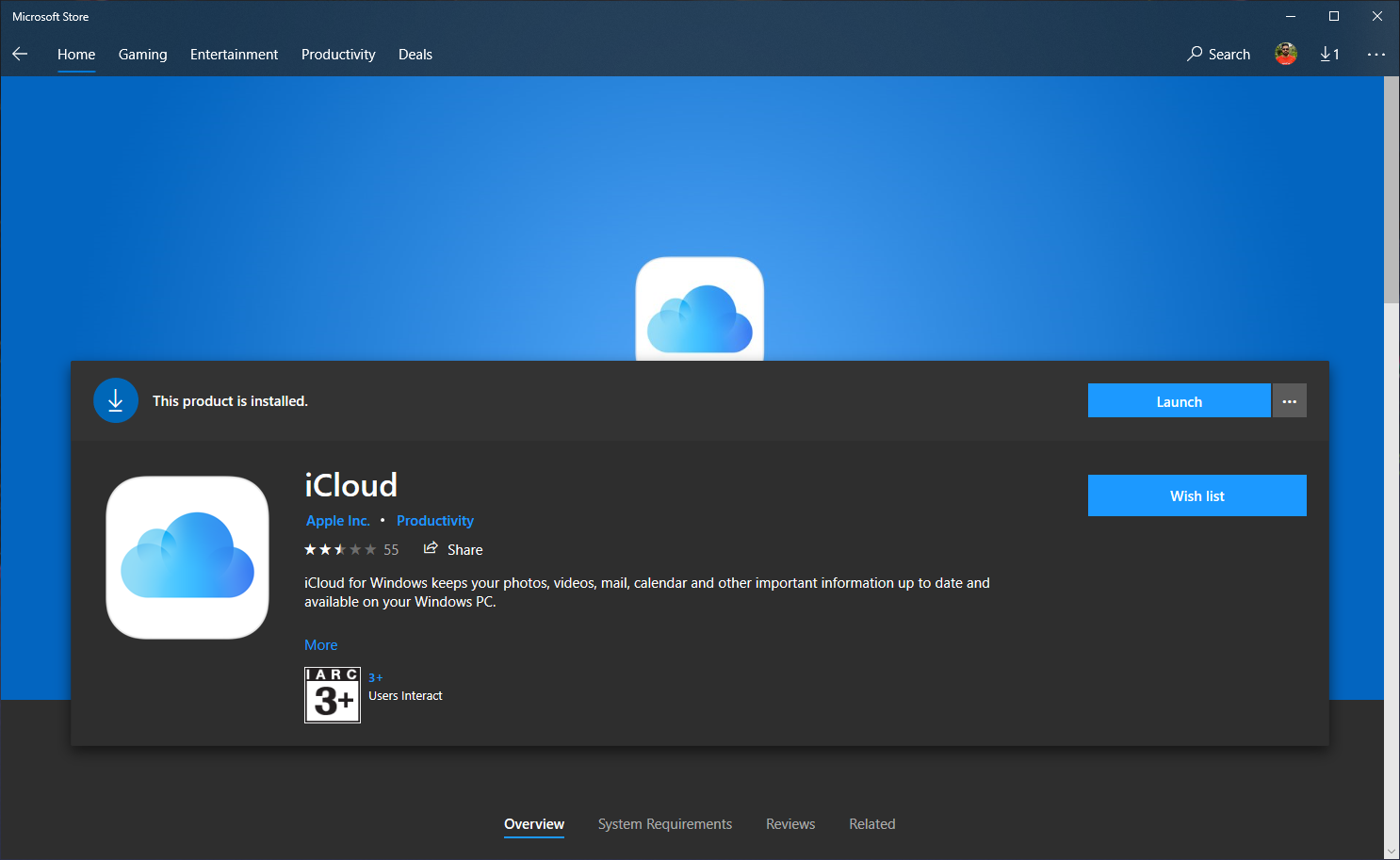 icloud for windows 10 without microsoft store