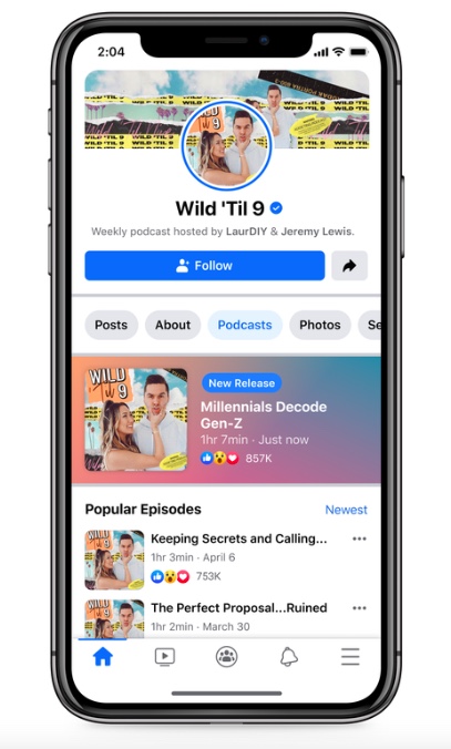 Facebook Podcasts