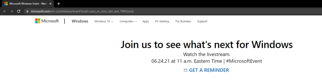 Microsoft June 24 Event URL 2