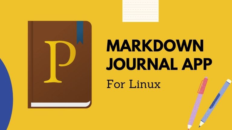 Pepys Is A Simple Distraction-Free Markdown Journal App For Linux