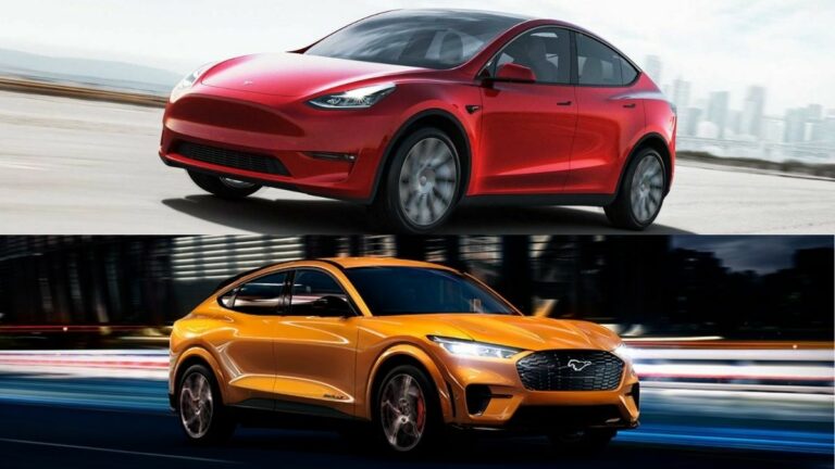 Tesla Model Y Vs. Ford Mustang Mach-E: Which One Is A Better Electric Mid-Size SUV?
