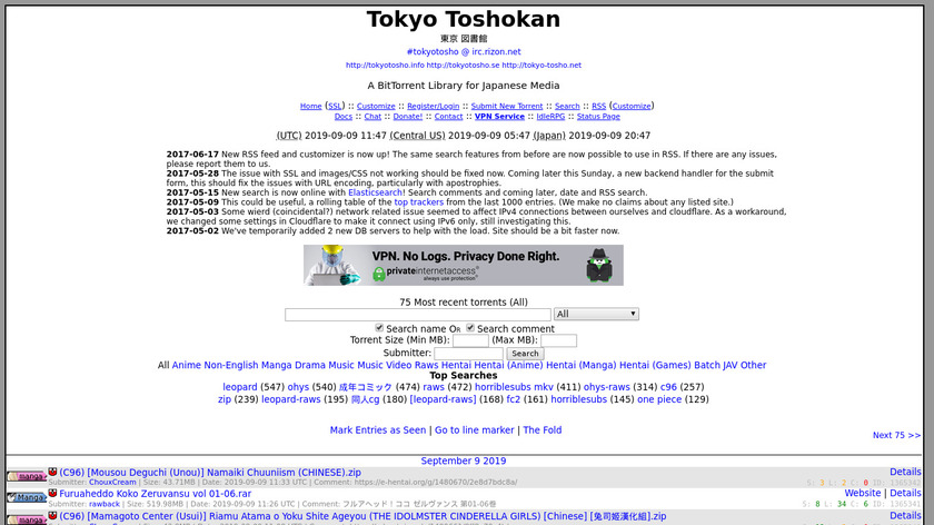 TokyoToshokan- Music download
