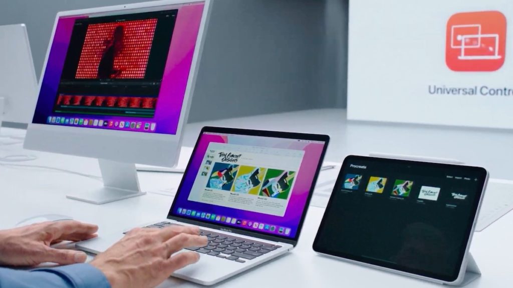 Universal Control on macOS Monterey- macOS Montery features
