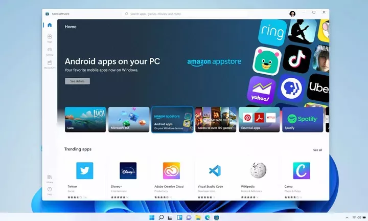 android apps on windows 11