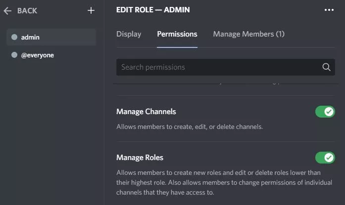 Manage Permissions on Discord Channels