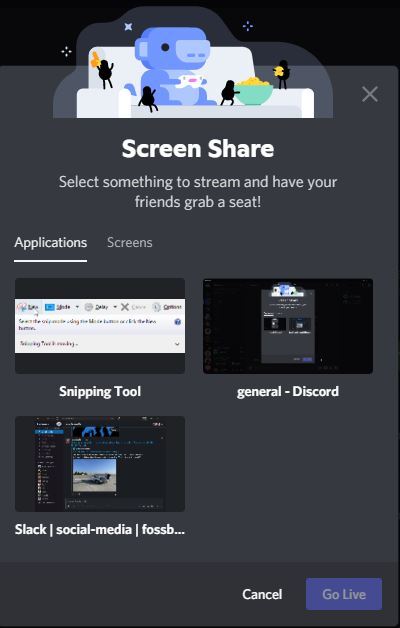 discord screen share