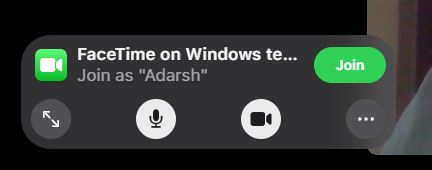 join facetime call on windows or android