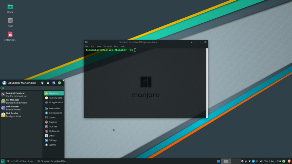 manjaro linux desktop (1)