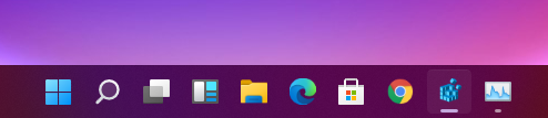 medium taskbar size