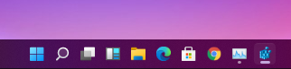 small taskbar size